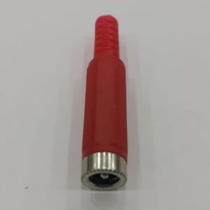 Conector Plug  dc 2,1 x 5,5mm Tozz  Vermelho 