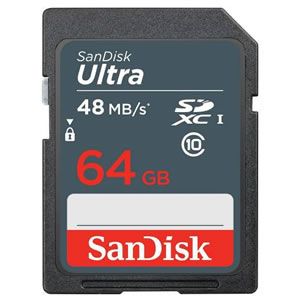 sd 64gb Sandisk Classe 10 Ultra 100mb/s Sdxc