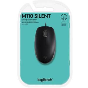 Mouse Logitech M110 Silent Preto